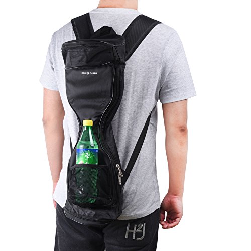 Eco-Fused Mochila Impermeable para Llevar/Guarde Drifting Board (Dos Ruedas Inteligentes Balance Board Scooter Electrico Auto Smart Drifting Board) – Malla de Bolsillo – Tirantes Ajustables