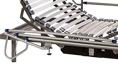 ekamia Cama Articulada Eléctrica Eris con Barandillas Medidas 90cm x 190cm - Mando con Cable