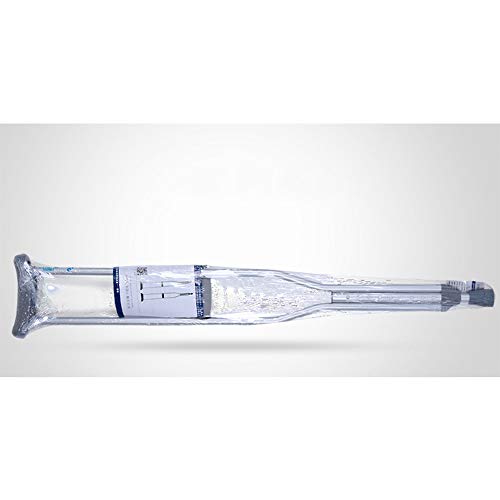Elderly supplies Muletas auxiliares de Aluminio, Altura Antideslizante Resistente a la corrosión Ajustable Equilibrar el Caminante, Adecuado para Hombres Mujeres Ancianos discapacitados