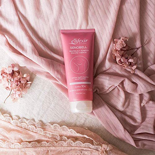 Elifexir Senobell - Crema Reafirmante Senos | Tonificante Para Senos y Escote | Antiestrias | Efecto Tensor y Volumen | Pecho Más Nutrido y Firme | Hidratación Profunda | 200 ml