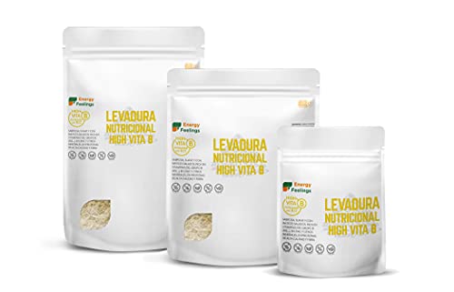 Energy Feelings | Levadura Nutricional en Copos con Vitamina B12 | Vegana | Sin Gluten | 250g