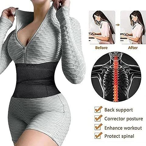 Entrenador de cintura para mujer, vendaje para mujer, cinturón de cintura para adelgazar el cuerpo, faja deportiva posparto, cinturón de pelvis para control de abdomen para mujer (color : 5 m)