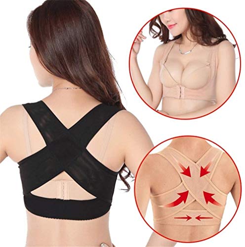 Entrenador de postura Cuidado de las mamas correa del sujetador del pecho Fajas vibración chaqueta for la corrección de las mujeres Bra Postura clavícula Soporte Corrección anti-jorobada
