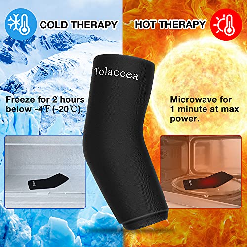 Envoltura de bolsa de hielo para el tobillo y pie para lesiones, bolsa de hielo de gel reutilizable para terapias de frío y calor