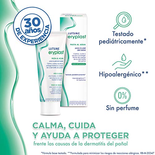 Eryplast Lutsine E45 - Pasta al Agua Crema Pañal Bebé - 2x75g