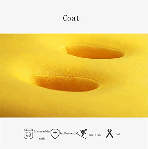 ESGT Cojín De Asiento Ischial Tuberosity con Dos Orificios para Sentarse, Funda Lavable Y Transpirable para Viajar, Leer, El Hogar, La Oficina