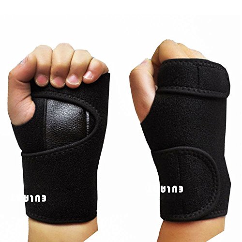 EULANT Órtesis muñequera, Muñeca Soporte con Metal Férula 1 Par, férula muñequera Tunel carpiano para Alivio inmediato del Dolor de síndrome de túnel carpiano, Dolor de muñeca, esguinces,Artritis