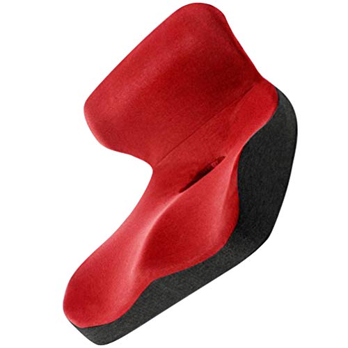 EXCEART Cojín Ortopédico para Asiento Almohada Lumbar para Silla de Oficina Cojín para Asiento de Coche Cojín para Silla de Escritorio para Cóccix Dolor Lumbar Alivio de La Ciática