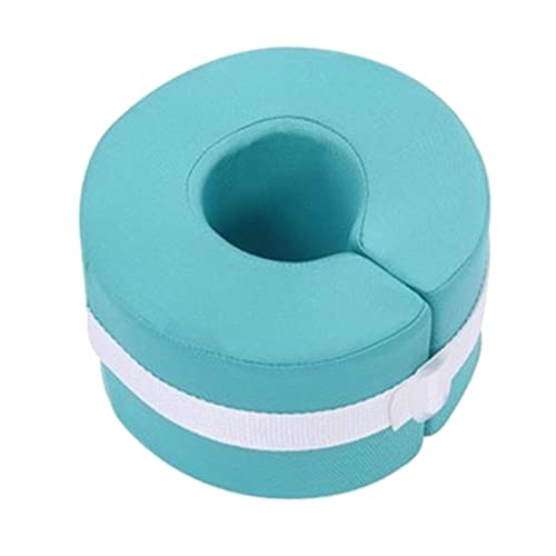 F Fityle Cojín de elevación de pie Anti-escaras Manos Talón Esponja liviana Espuma de rosquilla Rodilla Tobillo Protector de tobillo para después de la cirugía - verde