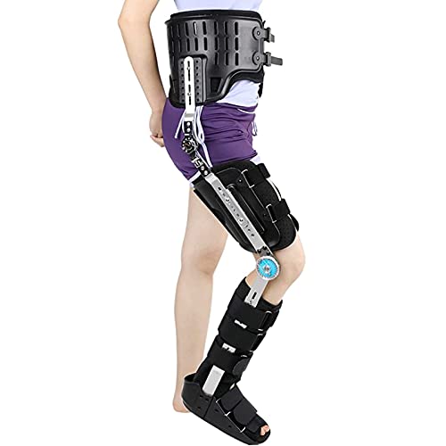 FACAZ Cadera, Rodilla, Tobillo, pie, ortesis, Fractura de Pierna, extremidad Inferior, parálisis, Cadera, Caminar, Fijo, con Botas para Caminar, Suela de Refuerzo, transitable