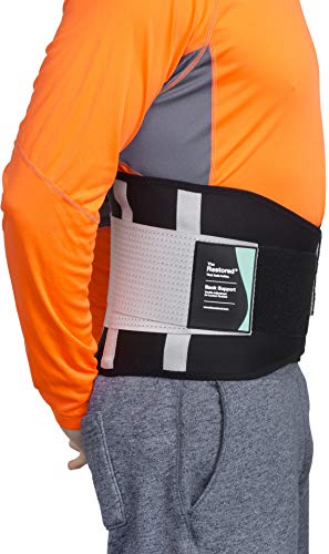 Faja lumbar, la única faja para la espalda certificada por la National Back Pain Association del Reino Unido, alivio de la columna lumbar inferior (S)
