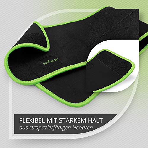 Faja Lumbar (S/M, L/XL) Entrenador de Cintura con Cierre de Velcro, Alivia la Musculatura de la Espalda, Soporte Lumbar para corrección de Postura… (L/XL, 120x20cm, Negro/Verde)