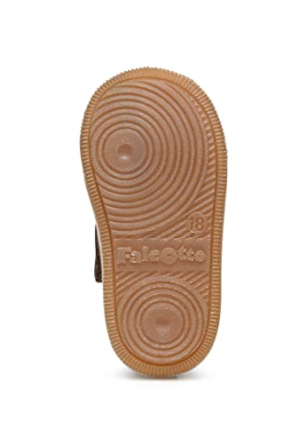 Falcotto Jay Zip-Zapato con Cordones y Cremallera Marrón 21