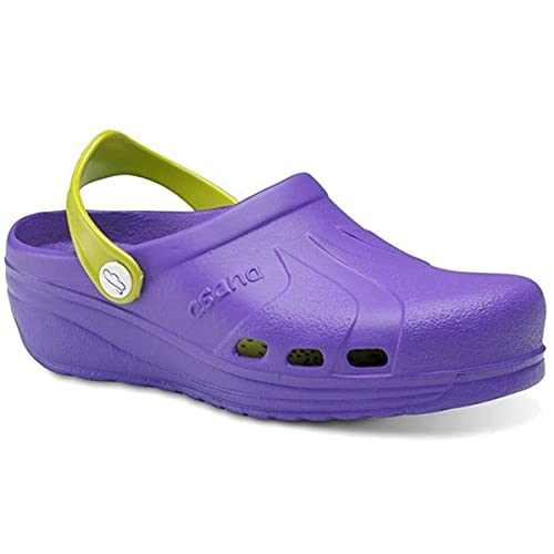 Feliz Caminar Asana, Zueco Sanitario , Lavanda Pistacho, 39 EU