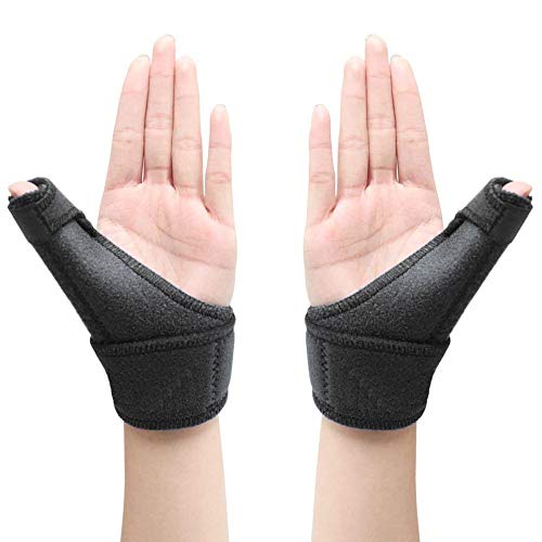 Férula del Pulgar, Muñequera de Neopreno ,Ajustable Pulgar Férula para Dolor, Sprained, Artritis, Tendonitis- Mejor Disparador Inmovilizador de Pulgar para el Pulgar Restricción, Apoyo para el Pulgar