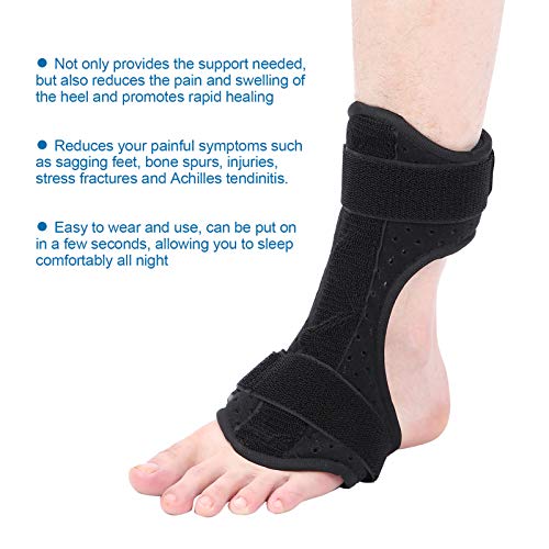 Férula Nocturna para Fascitis, Férula Nocturna para Fascitis Plantar, Ortesis Férula para Pies Férula Nocturna para Aliviar el Dolor de la Fascitis Plantar Adecuada, Reduce el Dolor Y la Hinchazón del