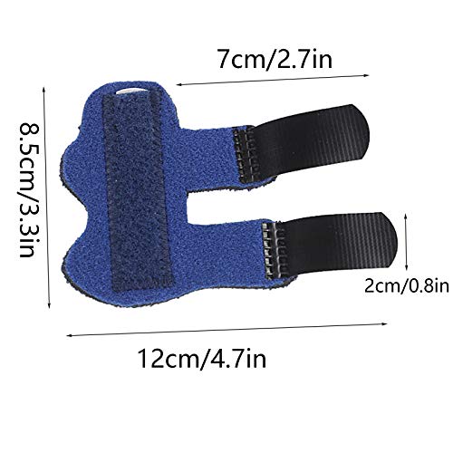 Férula para Dedo Ortesis De Dedo Férula Ajustable para Dedo Férula Pulgar Inmovilización De Nudillos Férula De Apoyo De Dedo para El Dolor De La Artritis, Lesiones Deportivas (Azul )