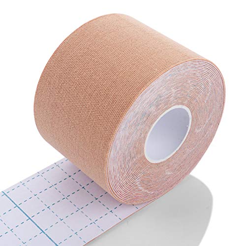 FITOP Cinta Kinesiologia 12 Rollos Sport Tape en colores de arcoíris mezclados