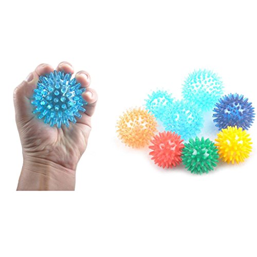 FLAMEER - Pelota de Masaje Dura y púbica, Tejido Profundo, relajación del Dolor Muscular, Azul