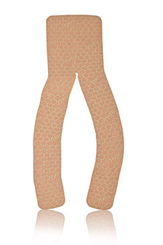 FlexU Kinesiology Tape - 3 INCH Wide, Specially Designed PRECUT Y Shape ; 2 Roll Pack Beige (40 7.5cmX25cm Strips)