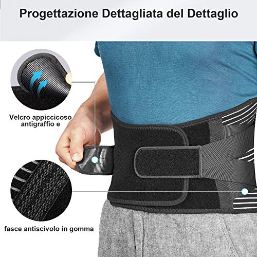 FREETOO Cinturón Lumbar para Hombre y Mujer