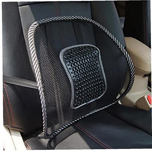 Froiny Massh Back Cojín Lumbar Masaje Lumbar Ventilate Soporte con Correa Elástica para Silla Oficina Asiento Automóvil
