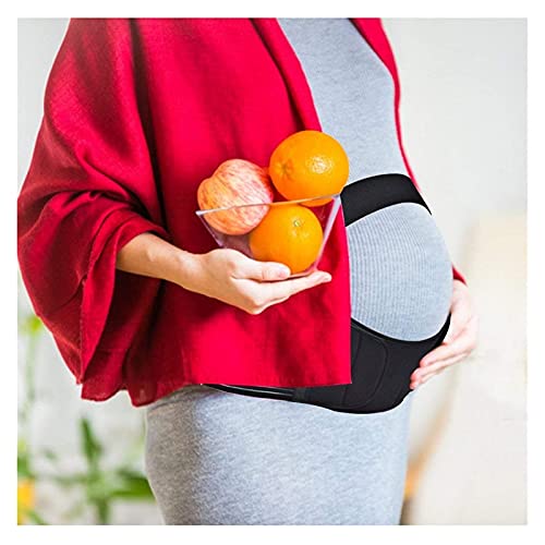FYRGHZ 3 en 1 Cinturón de Embarazo Maternidad Banda para el Vientre Cintura Espalda Abdomen Alivio del Dolor pélvico Cinturones prenatales posnatales (Color: Negro, Talla: M) Harmonious Home