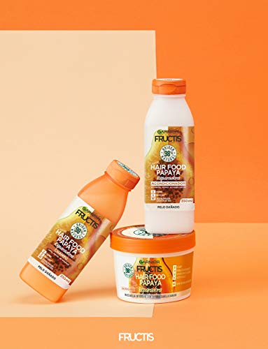 Garnier Fructis Hair Food Papaya Mascarilla 3 en 1 - 390 ml