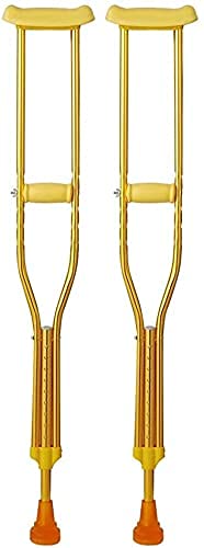 GDEVNSL Muletas Muletas para Adultos Ayudas para Caminar Girar 扙 Axila de aleación de Aluminio Anciano Muletas de Colores en el Hombro Stick-Stick para