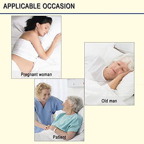Gdmokle Barandilla Plegable de Seguridad, Adultos Anti Caída Barra Apoyo, para Ancianos Adultos, Mujer Embarazada Barra de Parachoques Ayudar Minusválido Barrera para Cama, 3 Verticales
