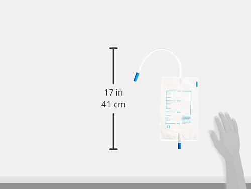 GIMA 28708 - Bolsa de orina de pierna con válvula antirreflujo, 750 cc, 35 cm de diámetro, 30 unidades