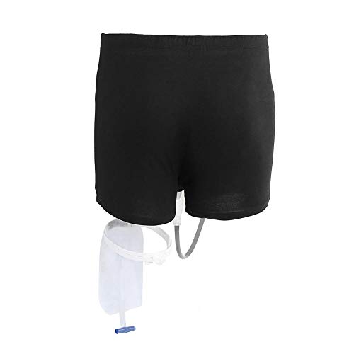 Greeflu Bolsa de Orina, Recolector de Orina, 500ml Pantalón Portátil para Bolsa de Orina Pantalón Portátil para Incontinencia para Hombres Sistema de Urinario con Bolsa Recolectora Soporte