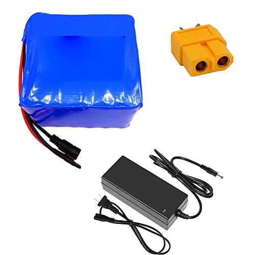 GXXDM Paquete de batería de Litio de 24 V 12 Ah Batería para Scooter eléctrico para Silla de Ruedas Kit de Motor para Scooter de Movilidad Motor para Cortador de césped Vehículos eléctri