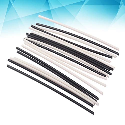 Healifty 20 piezas marcador lateral de diapasón de guitarra incrustaciones de trastes marcadores de puntos diapasón de guitarra incrustaciones de puntos para partes de bajo de guitarra