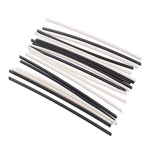 Healifty 20 piezas marcador lateral de diapasón de guitarra incrustaciones de trastes marcadores de puntos diapasón de guitarra incrustaciones de puntos para partes de bajo de guitarra