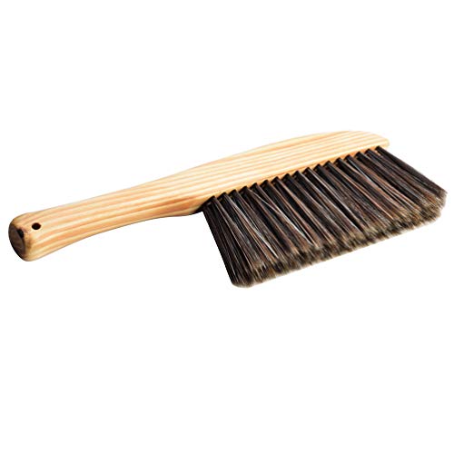 Healifty cepillo de mano de bassine rígido con manijas de madera sábanas cama escombros cepillo de limpieza cerdas suaves ropa escritorio sofá plumero para sofá limpieza de escritorio