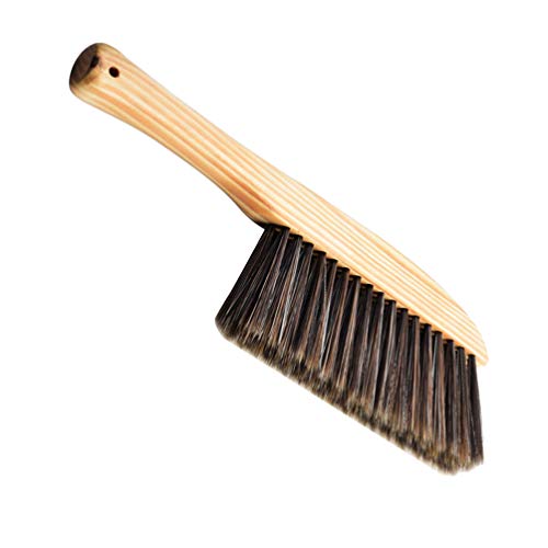 Healifty cepillo de mano de bassine rígido con manijas de madera sábanas cama escombros cepillo de limpieza cerdas suaves ropa escritorio sofá plumero para sofá limpieza de escritorio