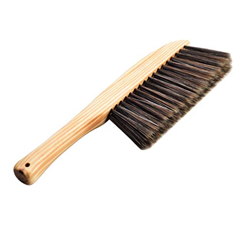 Healifty cepillo de mano de bassine rígido con manijas de madera sábanas cama escombros cepillo de limpieza cerdas suaves ropa escritorio sofá plumero para sofá limpieza de escritorio
