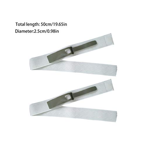 HEALLILY 4 Piezas Soporte de Correa para Catéter Incontinencia Bolsa de Orina Banda Fija Catéter Soporte para Piernas Cinta de Sujeción para Hombres 50X2. 5Cm