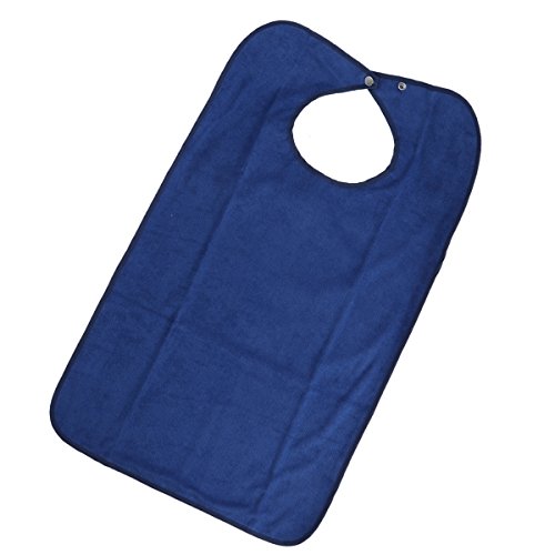 HEALLILY Adulto Babero Ropa Protector Impermeable Servilleta Delantal Comida a la Hora de la Comida Recolector de miga para Personas Mayores Personas Mayores con discapacidades