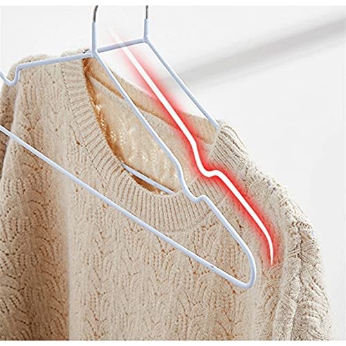 Heigmzyj Percha, Percha Ropa para el hogar Colgando Espacio de Aluminio aleación sin Fisuras Antideslizante Antideslizante Dormitorio balcón Soporte de Ropa de Hombro Ancho Colgantes Colgantes