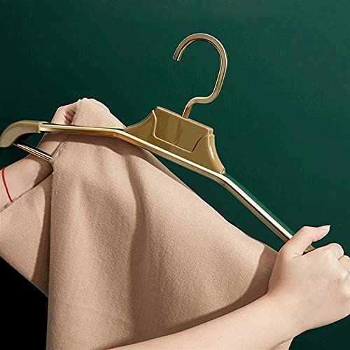 Heigmzyj Percha, Percha Ropa para el hogar Colgando Espacio de Aluminio aleación sin Fisuras Antideslizante Antideslizante Dormitorio balcón Soporte de Ropa de Hombro Ancho Colgantes Colgantes