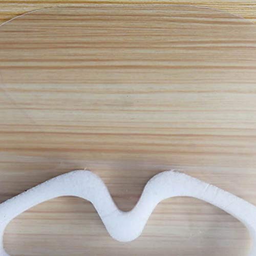 hemoton 2Pcs Protector Facial Protector Facial Completo Protector Médico Protector de Ojos Protección Facial Anti Saliva Cubierta Facial para Médicos Hospitalarios