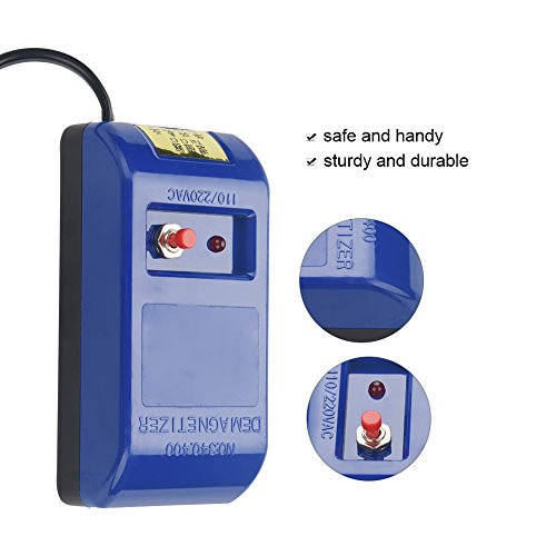 Herramienta de Reparación Erramienta de Desmagnetización de Mantenimiento Profesional de Tiempo de Reloj de Calibración Llave de Cuarzo 110-220V