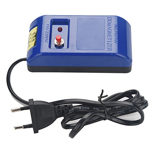 Herramienta de Reparación Erramienta de Desmagnetización de Mantenimiento Profesional de Tiempo de Reloj de Calibración Llave de Cuarzo 110-220V