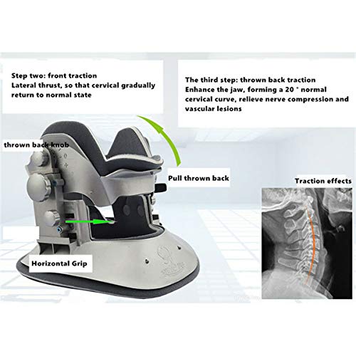 HIUHIU Vértebra Cervical tracción Cervical Dispositivo de ortodoncia ortesis Cuello protección del Cuello Alivio del Dolor en casa