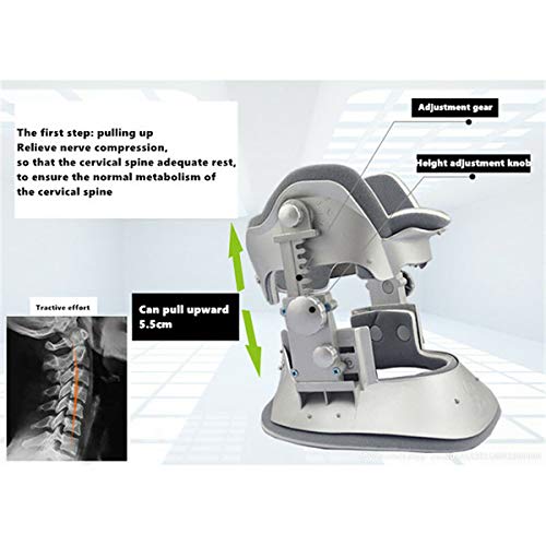 HIUHIU Vértebra Cervical tracción Cervical Dispositivo de ortodoncia ortesis Cuello protección del Cuello Alivio del Dolor en casa