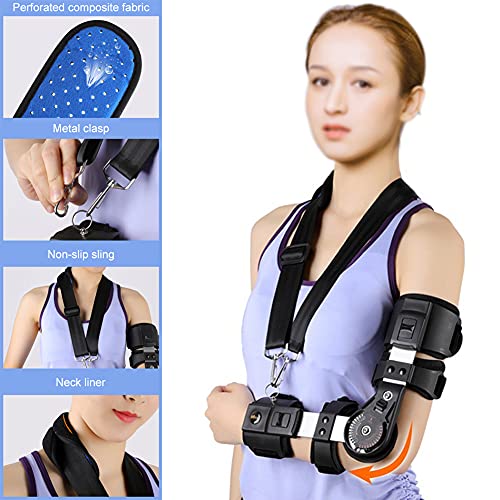HJK Rehabilitación de Miembro Superior Soporte de recuperación de Protector de ortesis de Antebrazo Fijación de Fractura Articulación del Codo Corrector de órtesis
