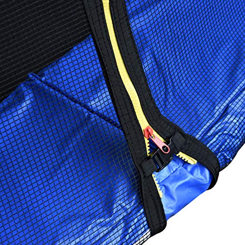 HOMCOM Cubierta de Protección de Ø305 cm Borde para Cama Elástica y Resorte Trampolín Redondo para Exterior Azul
