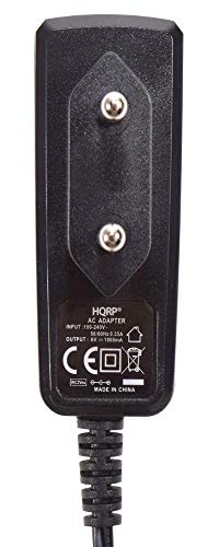 HQRP Adaptador de CA para Omron M6 Comfort IT, HEM-7322U-E, M7, HEM-780-E Tensiómetro electrónico